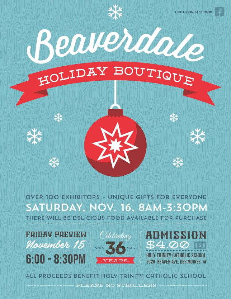 Beaverdale Holiday Boutique 2013
