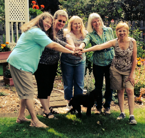 Left to right: Judy, Bev, Linda, Debbie, Pat